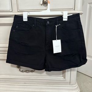 Kancan black jean shorts never worn before new with tags